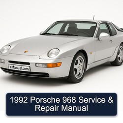 1992 Porsche 968 Service Repair Workshop Manual PDF