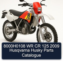 2009 Husqvarna CR Models 8000h0108 WR 125 Husky Parts Catalog PDF
