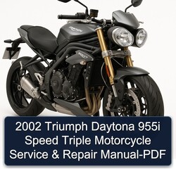 2002 Triumph Speed Triple Daytona 955I Motorcycle Service Repair Workshop Manual PDF