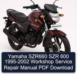 1995-2002 Yamaha SZR Models SZR660 600 Service Repair Workshop Manual PDF