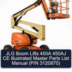 JLG Boom Lifts 450A 450AJ CE Illustrated Master (p/n 3120870) Parts Catalog PDF
