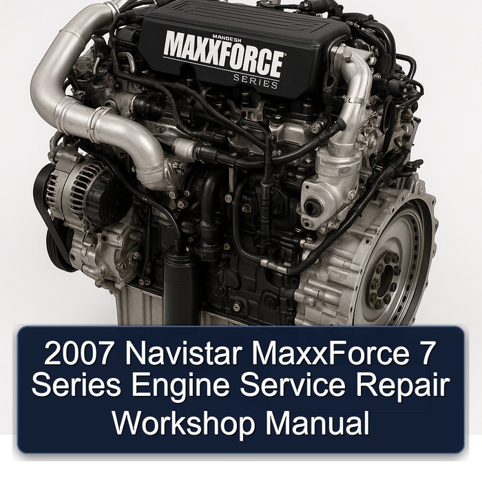 2007 Navistar MaxxForce 7 Series Engine Service Repair Workshop Manual PDF