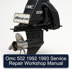 1992-1993 Omc 502 Service Repair Workshop Manual PDF