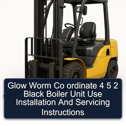 Glow Worm Co Ordinate 4 5 2 Black Boiler Unit Use Installation Servicing Service Repair Workshop Manual PDF