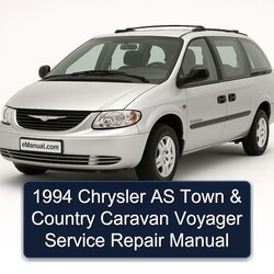 1994 Chrysler AS Town Country Caravan Voyager Service Repair Workshop Manual PDF