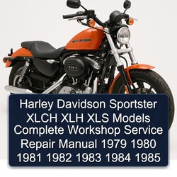 1979-1985 Harley Davidson Sportster Xlch XLH XLS Models Service Repair Workshop Manual PDF