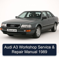 1989 Audi A3 Service Repair Workshop Manual PDF