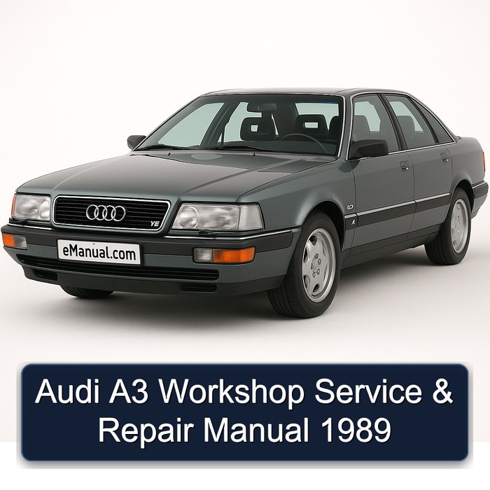1989 Audi A3 Service Repair Workshop Manual PDF