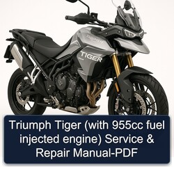 Triumph Tiger (with 955cc fuel injected engine) Service & Repair Manual-PDF 