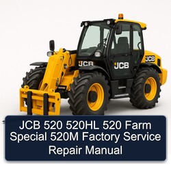 JCB 520 520HL Farm Special 520M Service Repair Workshop Manual PDF