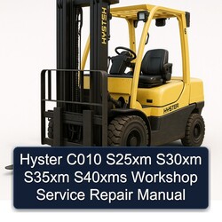 Hyster C010 S25XM S30XM S35XM S40XMS Service Repair Workshop Manual PDF
