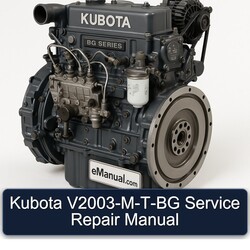 Kubota V2003-m-t-bg Service Repair Workshop Manual PDF