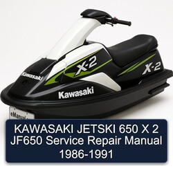 1986-1991 Kawasaki Jetski 650 X 2 JF650 Service Repair Workshop Manual PDF