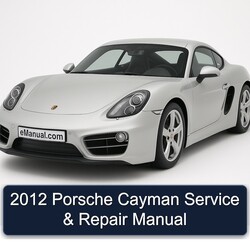 2012 Porsche Cayman Service Repair Workshop Manual PDF