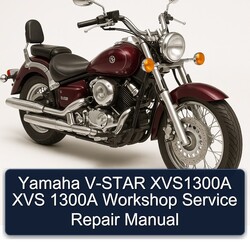 Yamaha V-STAR XVS1300A XVS 1300A Workshop Service Repair Manual 