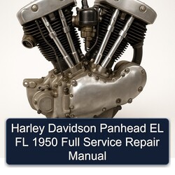 1950 Harley Davidson FL Models Panhead EL Service Repair Workshop Manual PDF