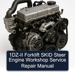 1DZ-II Forklift Skid Steer Engine Service Repair Workshop Manual PDF