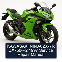 1997 Kawasaki Ninja ZX-7R ZX750-P2 Service Repair Workshop Manual PDF