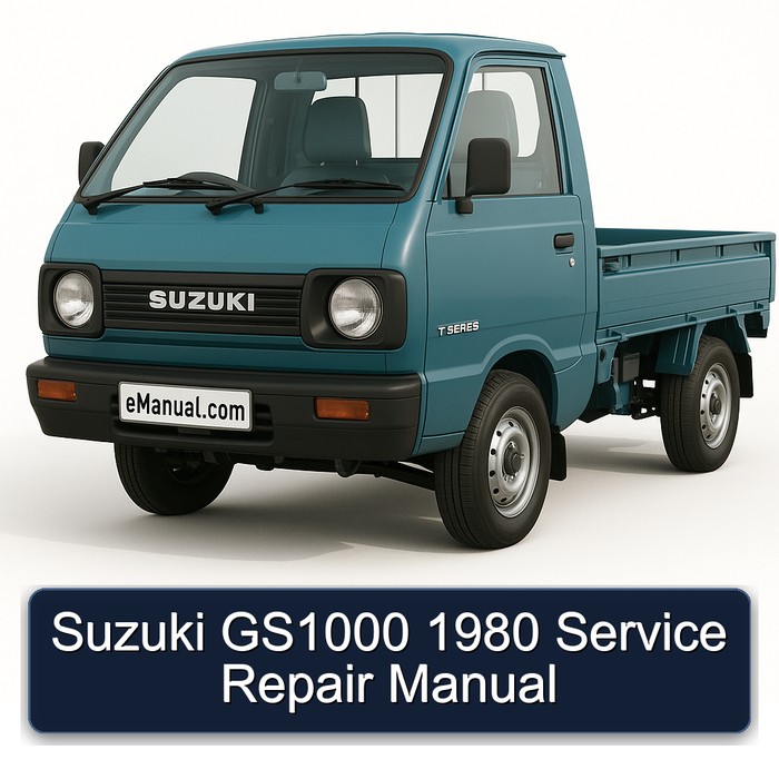 1980 Suzuki T Series GS1000 Service Repair Workshop Manual PDF