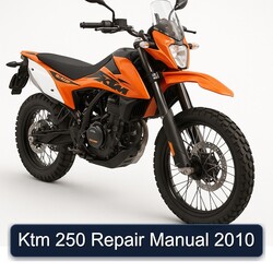 2010 KTM 250 Service Repair Workshop Manual PDF