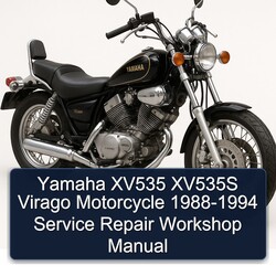 1988-1994 Yamaha Virago XV535 XV535S Motorcycle Service Repair Workshop Manual PDF
