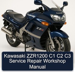 Kawasaki ZZ R Series ZZR1200 C1 C2 C3 Service Repair Workshop Manual PDF