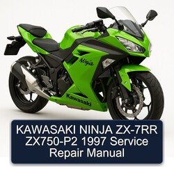 1997 Kawasaki Ninja ZX-7RR ZX750-P2 Service Repair Workshop Manual PDF