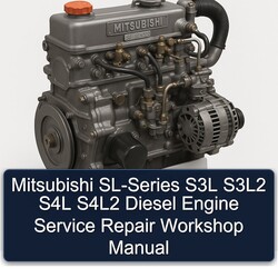 Mitsubishi SL Series Sl-series S3L S3l2 S4L S4l2 Diesel Engine Service Repair Workshop Manual PDF