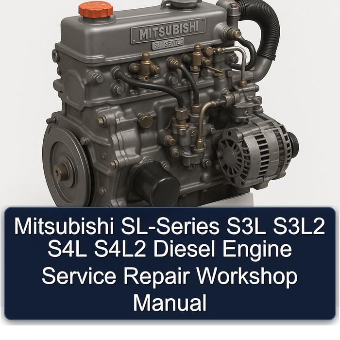 Mitsubishi SL Series Sl-series S3L S3l2 S4L S4l2 Diesel Engine Service Repair Workshop Manual PDF