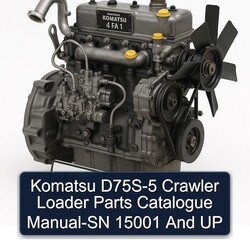 Komatsu D75S-5 Crawler Loader -sn 15001 UP Parts Catalog PDF