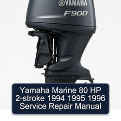 1994-1996 Yamaha Marine 80 HP 2-stroke Service Repair Workshop Manual PDF