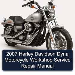 2007 Harley Davidson Dyna Motorcycle Service Repair Workshop Manual PDF