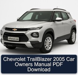 2005 Chevrolet Trailblazer Car Owners Owner's Manual PDF
