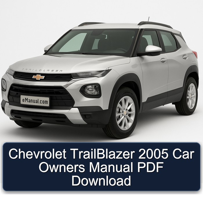 2005 Chevrolet Trailblazer Car Owners Owner's Manual PDF