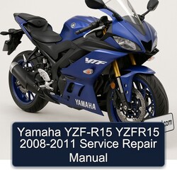 2008-2011 Yamaha YZF Models YZF-R15 Yzfr15 Service Repair Workshop Manual PDF