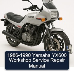 1986-1990 Yamaha Yx600 Service Repair Workshop Manual PDF