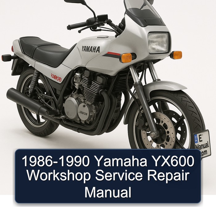 1986-1990 Yamaha Yx600 Service Repair Workshop Manual PDF