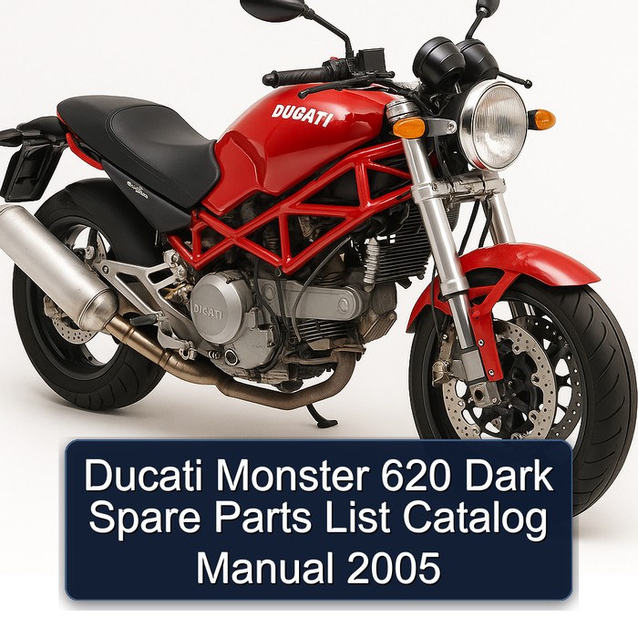 2005 Ducati 620 Monster Dark Spare Catalog Parts PDF