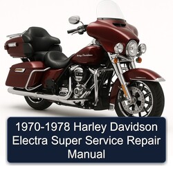 1970-1978 Bajaj Super Harley Davidson Electra Service Repair Workshop Manual PDF