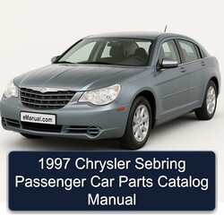 1997 Chrysler Sebring Passenger Car Parts Catalog PDF