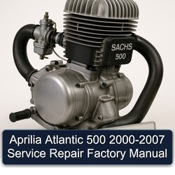 2000-2007 Aprilia Atlantic Service Repair Workshop Manual PDF