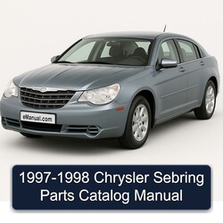 1997-1998 Chrysler Sebring Parts Catalog PDF