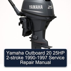 1990-1997 Yamaha Outboard 20 25HP 2-stroke Service Repair Workshop Manual PDF