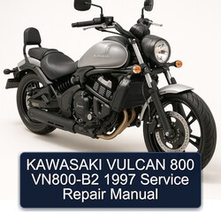 1997 Kawasaki Vulcan 800 VN800-B2 Service Repair Workshop Manual PDF