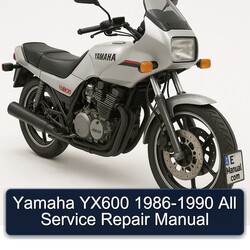 1986-1990 Yamaha YX600 All Service Repair Workshop Manual PDF