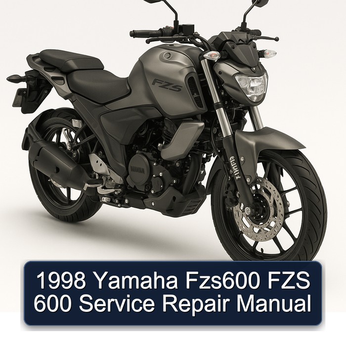1998 Yamaha FZS Models FZS600 600 Service Repair Workshop Manual PDF