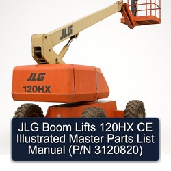 JLG Boom Lifts 120HX CE Illustrated Master (p/n 3120820) Parts Catalog PDF