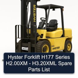 Hyster Forklift H177 Series H2.00xm - H3.20xml Spare Parts Catalog PDF