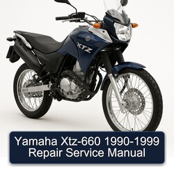 1990-1999 Yamaha XTZ Models XTZ-660 Service Repair Workshop Manual PDF