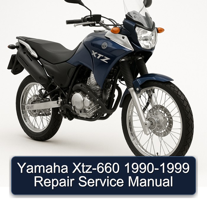 1990-1999 Yamaha XTZ Models XTZ-660 Service Repair Workshop Manual PDF